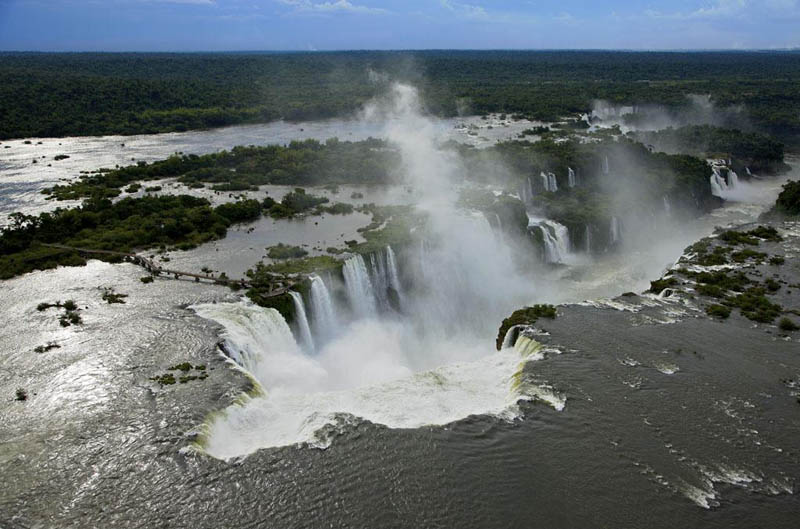iguazu waterfalls misiones province argentina and brazil